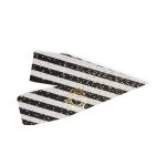 Siyah Çizgili Altın Külah Kutu - Görsel 3